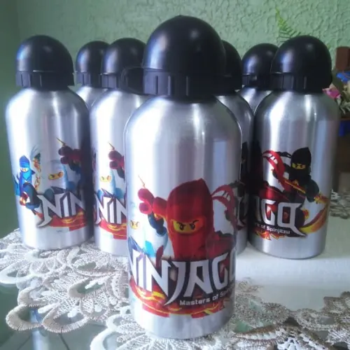 Squeeze Garrafinha Alumínio 500ml Personalizada Lego Ninjago