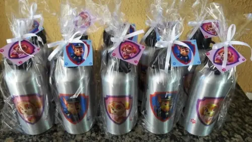 Squeeze Garrafinha em Alumínio 500 ml Patrulha Canina