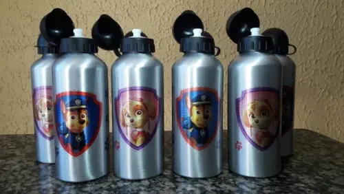 Squeeze Garrafinha em Alumínio 500 ml Patrulha Canina
