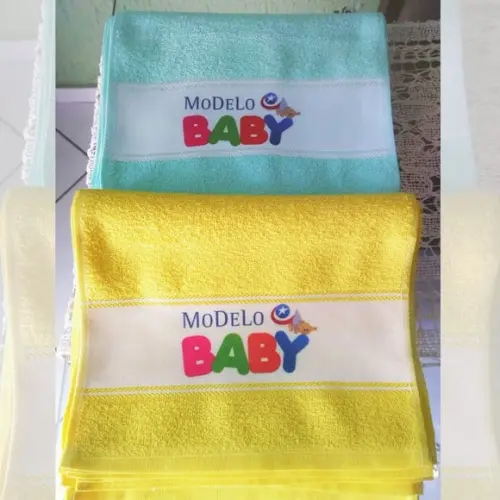 Toalhinha de Mãos Personalizada 48 X 28,5 cm_Várias cores