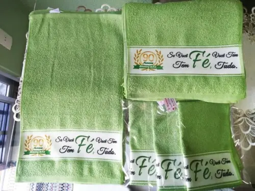 Toalhinha de Mãos Personalizada Várias cores