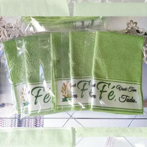 Toalhinha de Mãos Personalizada 48 X 28,5 cm_Várias cores