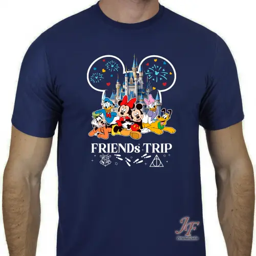 Camisa Family Trip Epcot Disney | 03 Unidades | 100% Algodão