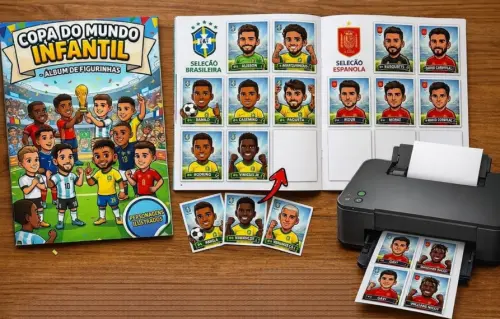 Arquivo Digital futebol-Album de Figurinhas