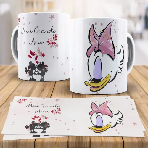 Arquivi Arte  Sublimação Disney Love Canecas Mickey