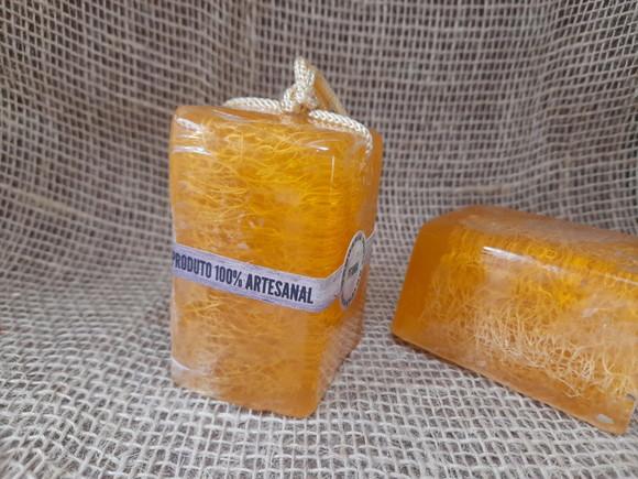 Barra de Sabonete com Bucha Vegetal