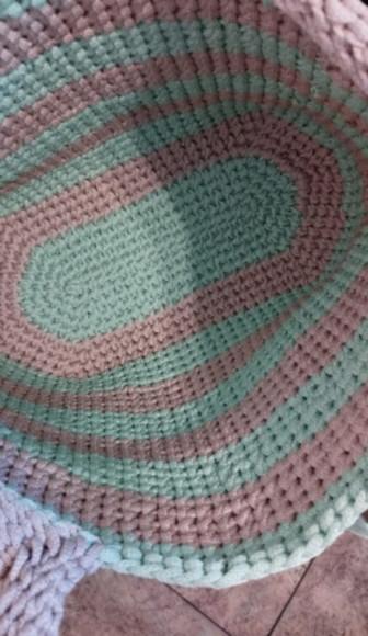 Bolsa em Crochê com Tassel e Detalhes em Madeira