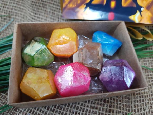 Caixa 7 Chakras ( Pedras de Sabonete)