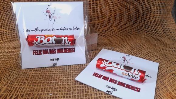 Card + Batom -brinde Corporativo - Tema a Escolha do Cliente
