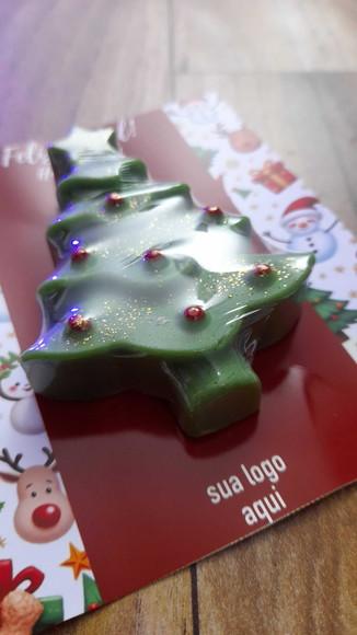 Card com Sabonete Árvore Natal