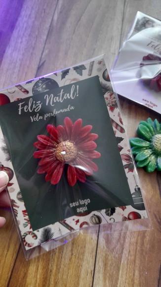 Card com Vela Margarida