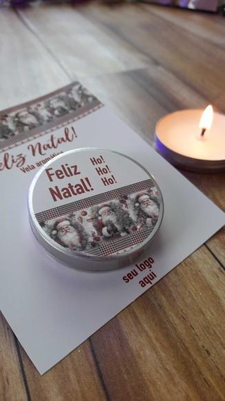Card com Vela na Latinha