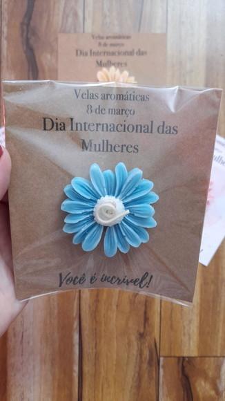 Cartão com Vela Aromática