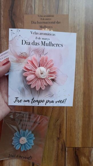 Cartão com Vela Aromática