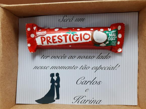 Convite para Padrinhos de Casamento