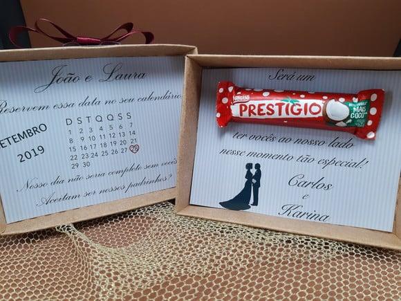 Convite para Padrinhos de Casamento