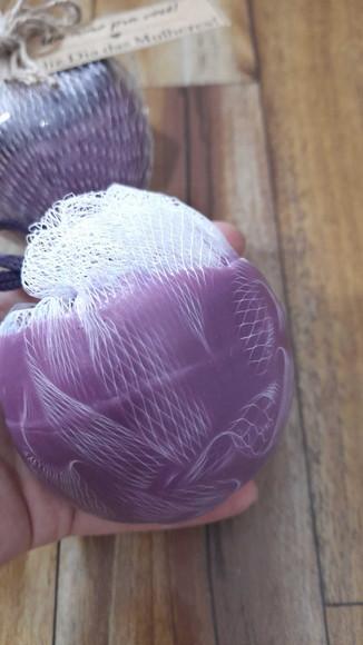 Esfera com Bucha para o Banho