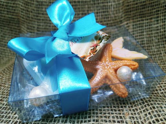 Festa na Praia! Sabonetes, Chinelo, Sereia e Estrela do Mar.