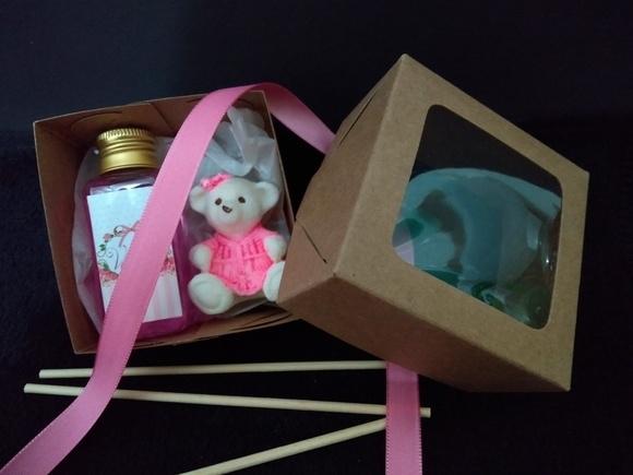 Kit Aromatizador + Sabonete Ursinho