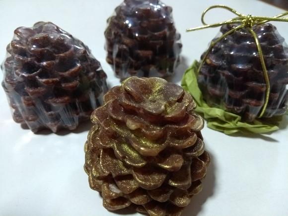 Lembrancinha de Natal!! Pinha