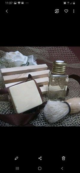 Lembrancinha Padrinhos (kit barbear)