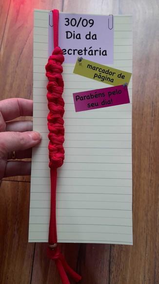 Marcador de Páginas Dia da Secretaria