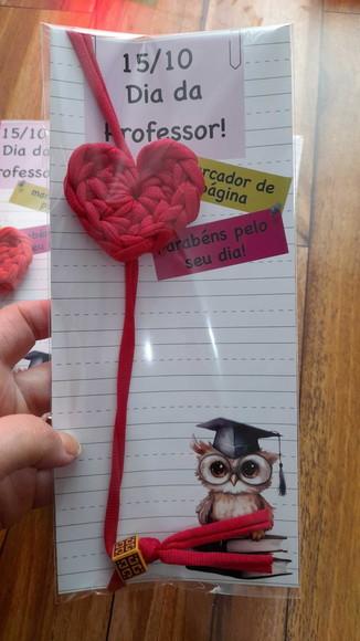 Marcador de Páginas Dia dos Professores