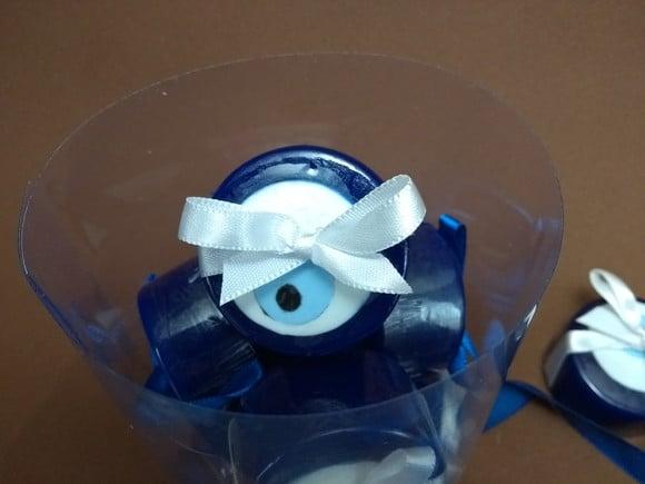 Olho Grego - Caixinha com 10 Mini Olho Grego