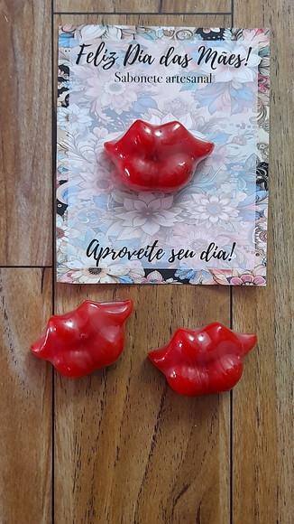 Sabonete Beijo + Card Personalizado