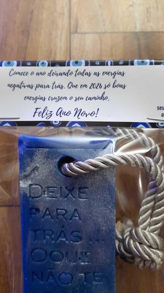 Sabonete com Frase