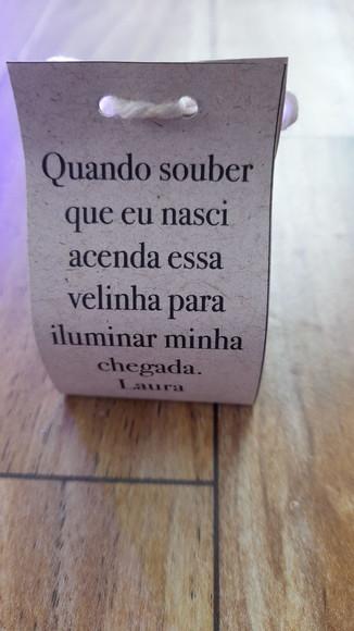 Vela Bubble Chá de Bebê