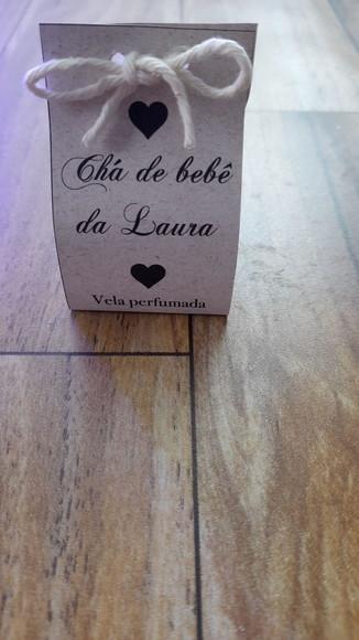 Vela Bubble Chá de Bebê