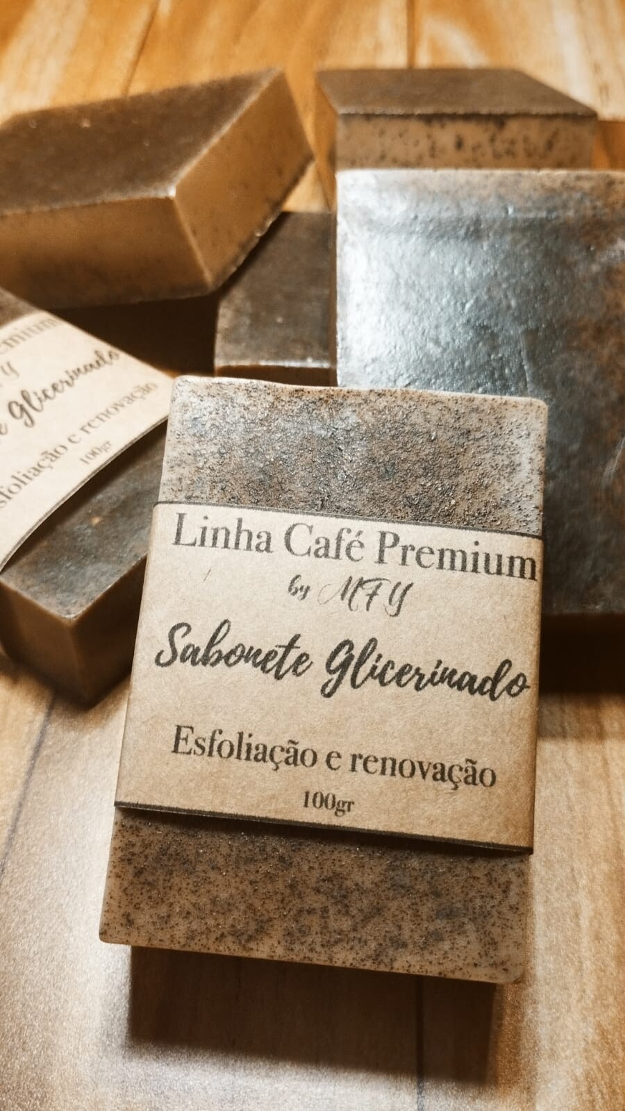 Barra sabonete glicerinado Café Premium