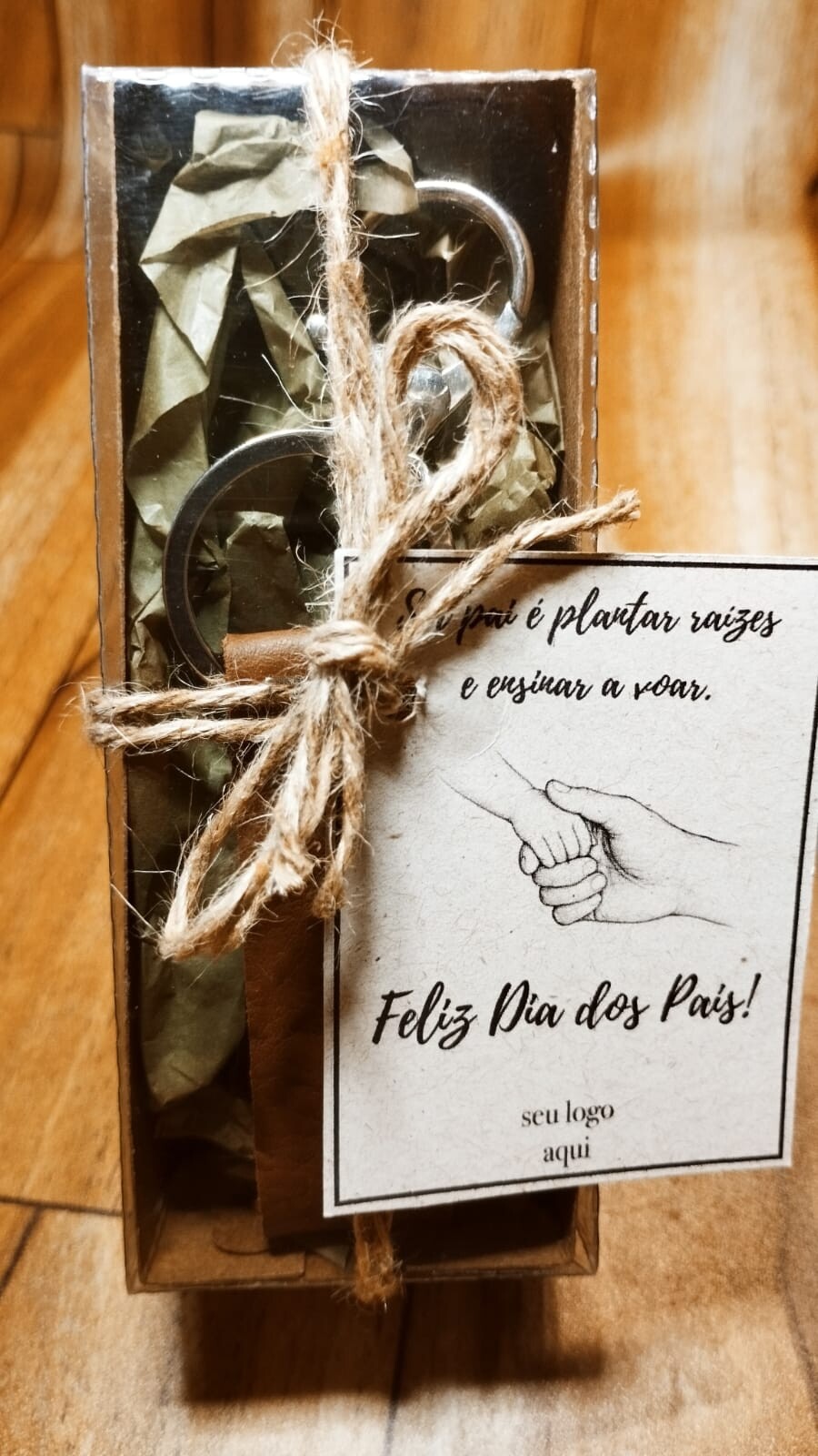 Chaveiro couro sintético