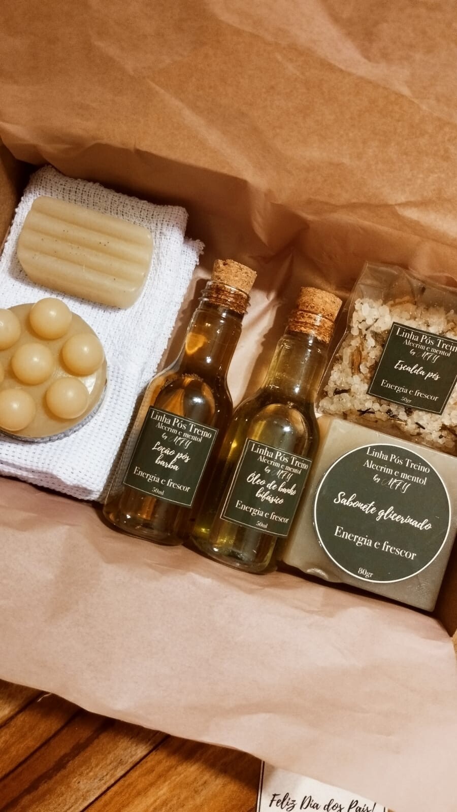 Kit Banho de spa Dia dos Pais