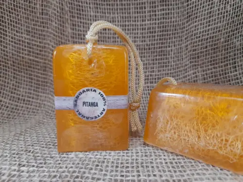 Barra de Sabonete com Bucha Vegetal