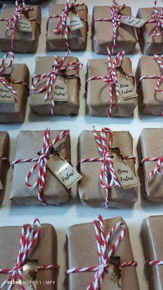 Brinde Corporativo de Natal - Barras de Sabonete