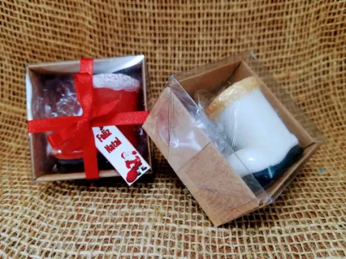 Brinde Corporativo Natal -sabonete Bota do Papai Noel!