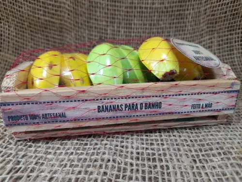 Caixote Bananas para o Banho