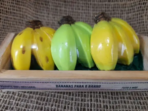 Caixote Bananas para o Banho