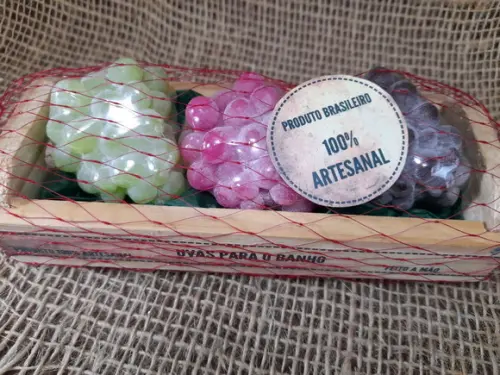 Caixote Uvas para o Banho