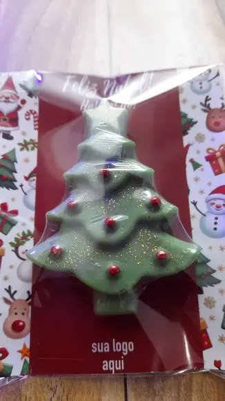 Card com Sabonete Árvore Natal
