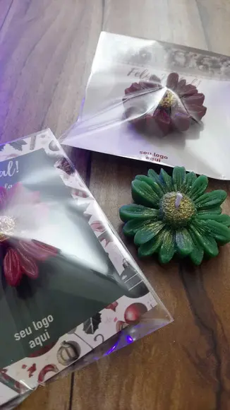 Card com Vela Margarida