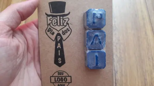 Card Personalizado com Sabonete Pai