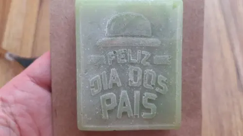Card Personalizado com Sabonete Dia dos Pais