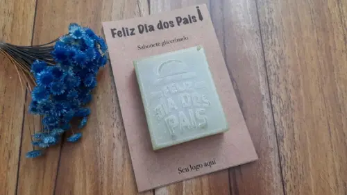 Card Personalizado com Sabonete Dia dos Pais