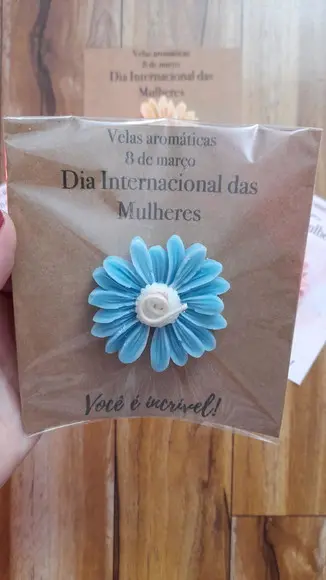 Cartão com Vela Aromática