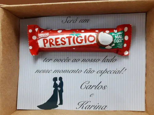 Convite para Padrinhos de Casamento