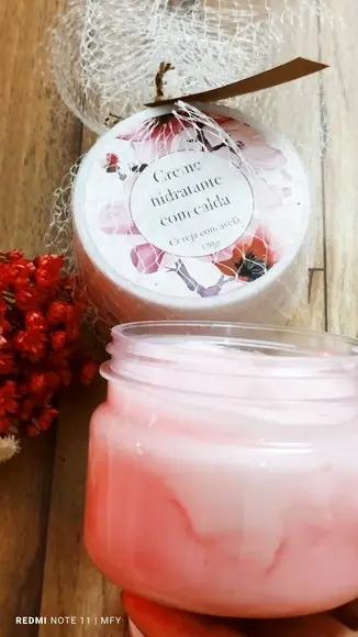 Creme Hidratante com Calda de Cereja