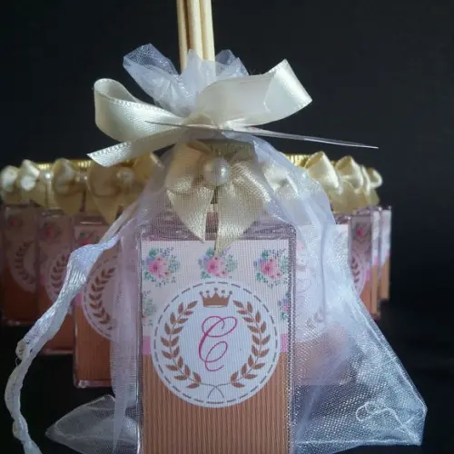 Difusor de Aromas de Vidro 30ml na Organza